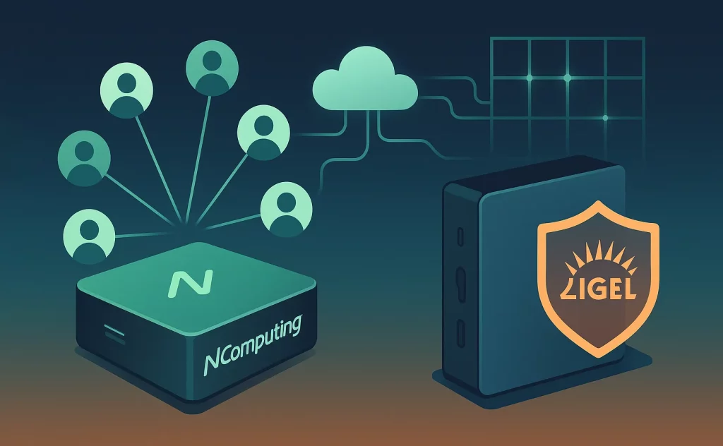 تین کلاینت ncomputing igel