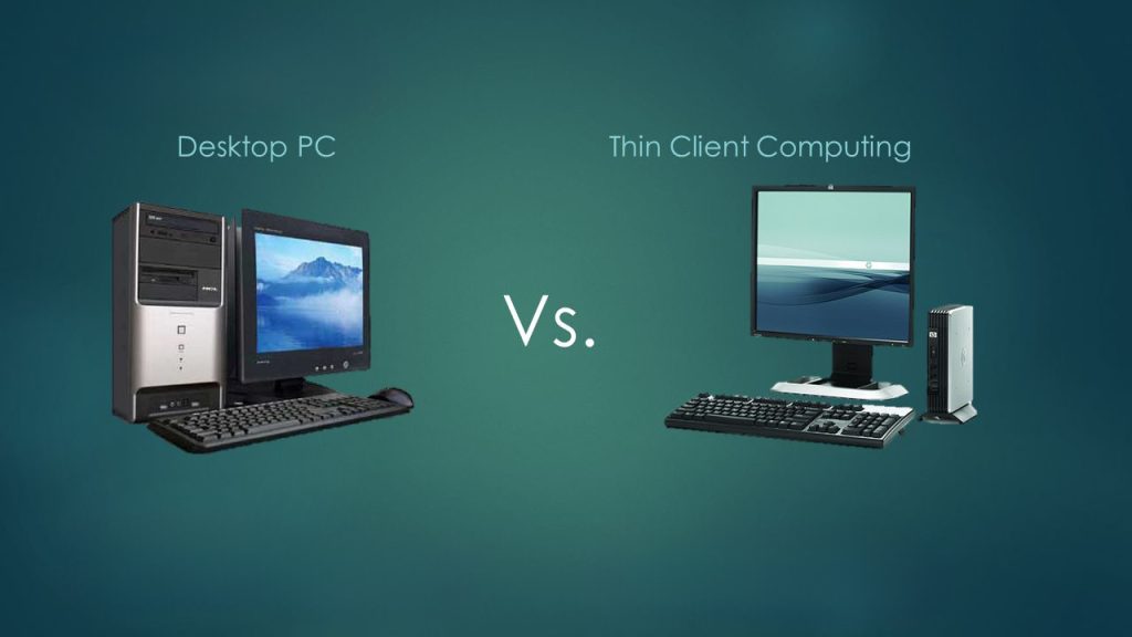 تین کلاینت در برابر کامپیوتر خانگی PC