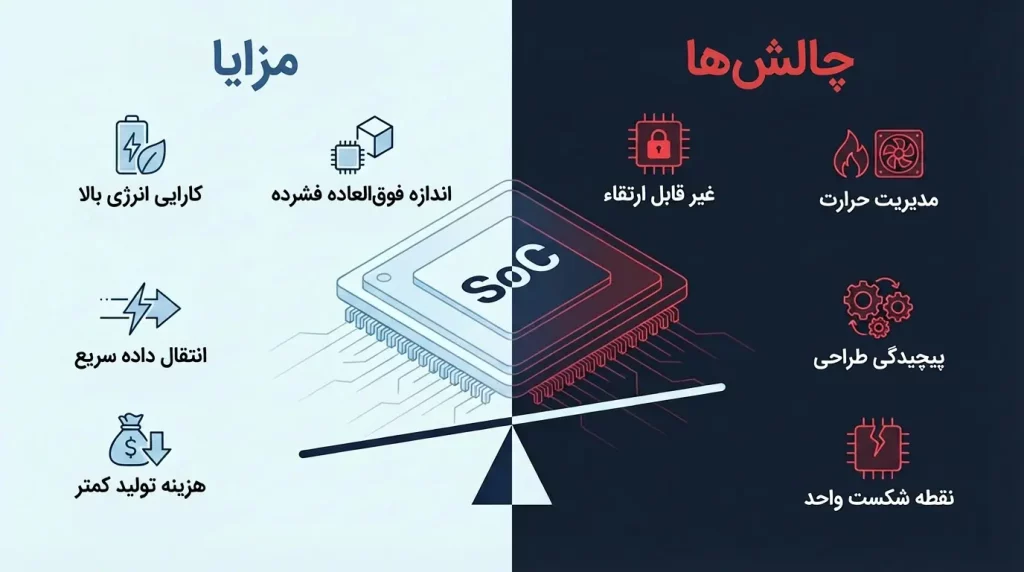 مزایا و محدودیتهای SOC